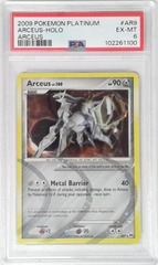 V1859: 2009: Arceus: AR9: Arceus: Platinum: PSA: 6: EX-MT: 102261100